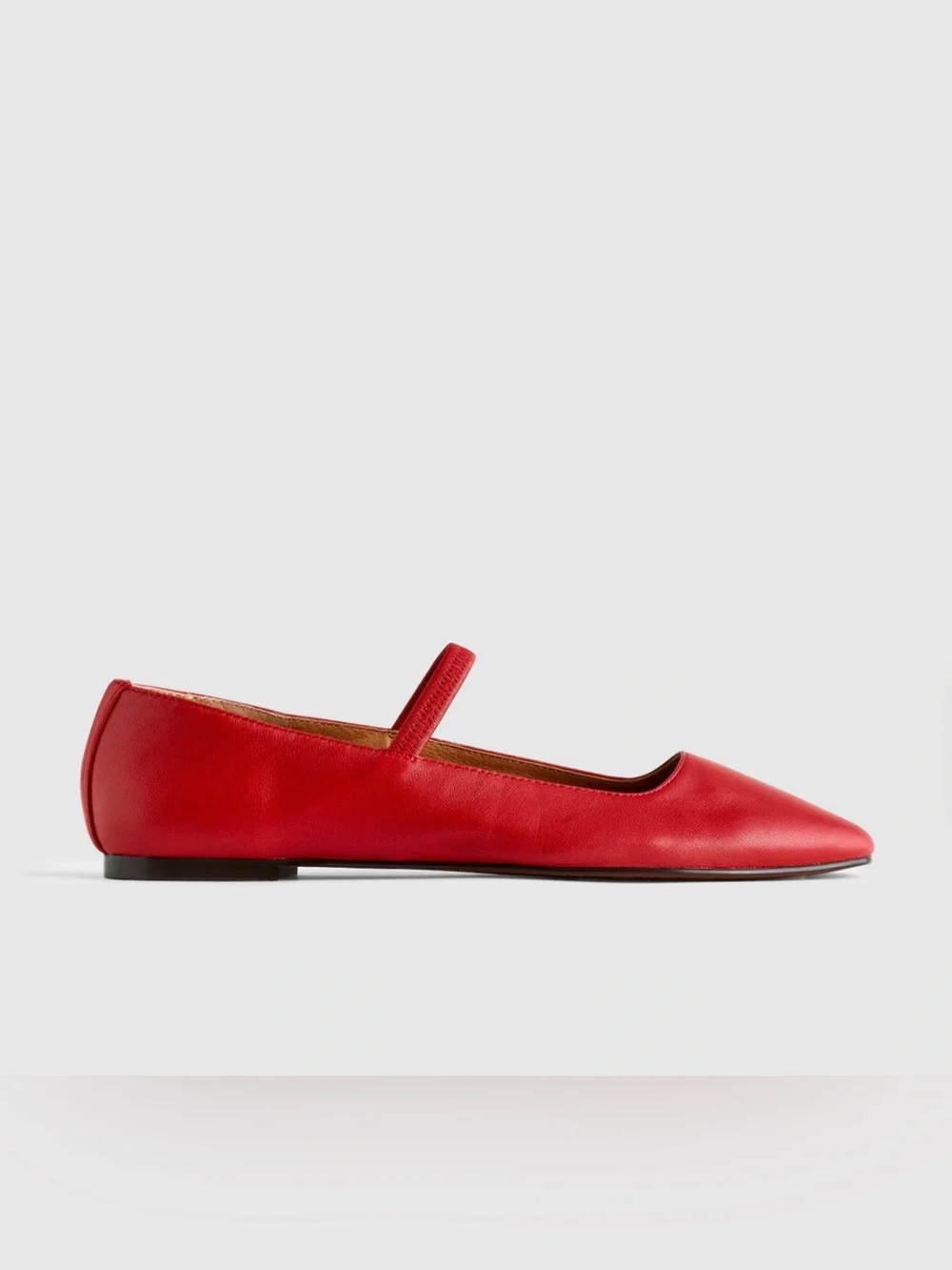 Madewell Greta ballet flats in Scarlet/Kilt Red, size 8 - Picture 6 of 10